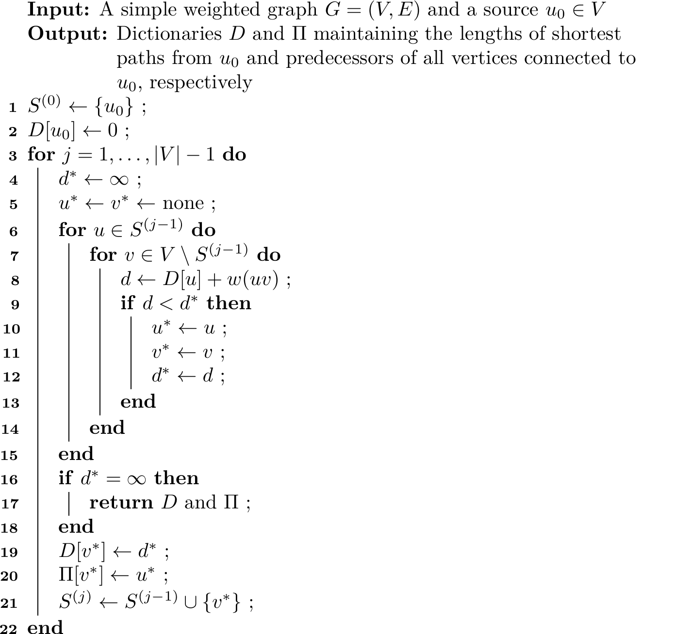 A First Attempt to Find the Shortest Paths